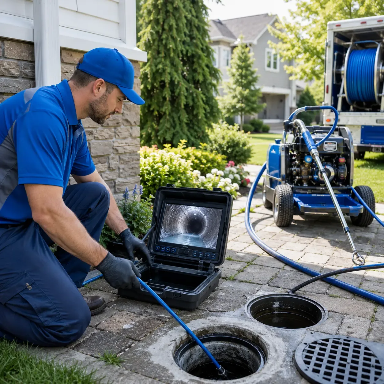 Outdoor drain cleaning professionals serving Columbia, KY