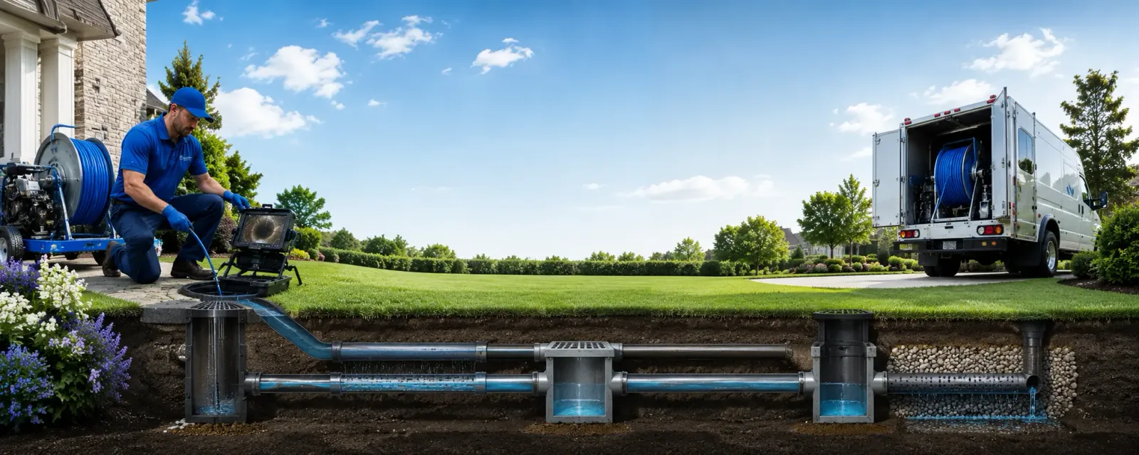 Outdoor drain cleaning information for Columbia, KY